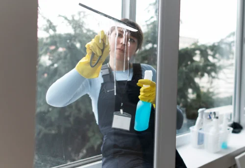 Nettoyage de vitres intérieures et extérieures à Montreuil-le-Gast